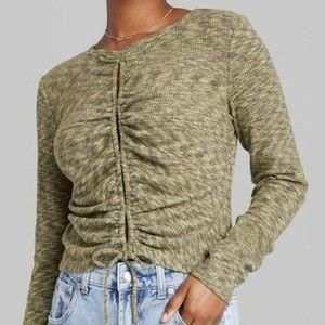 Wild fable heather green top/Size M/NWOT